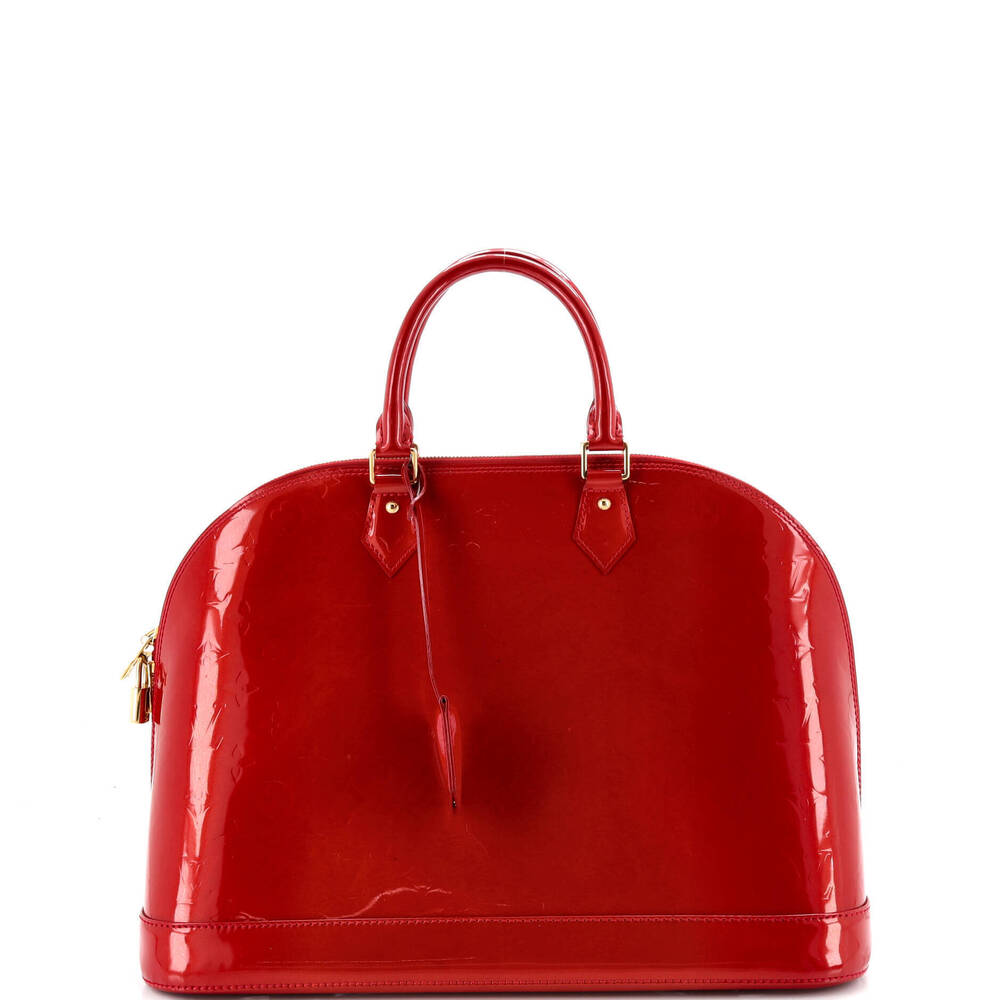 Louis Vuitton GM Alma Handbag Monogram Vernis